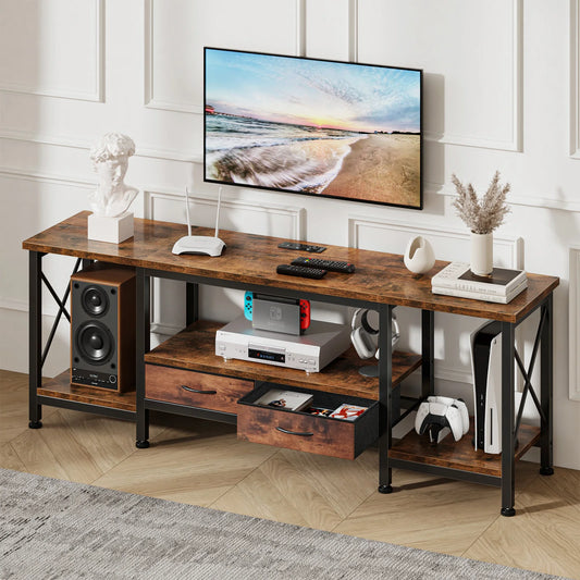 TV Stand For 70/75 Inch TV W/Drawers