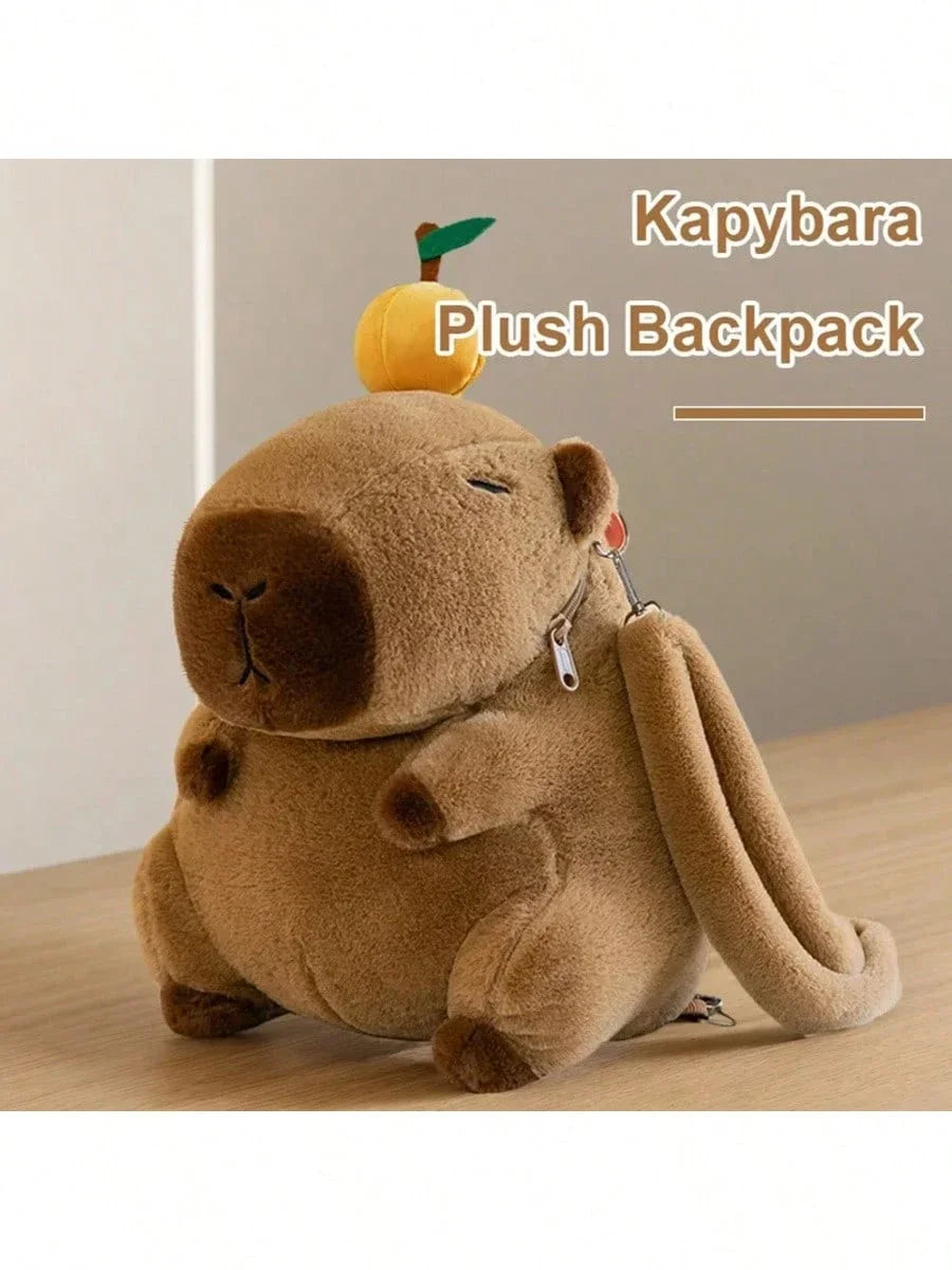 Capybara Plush Backpack