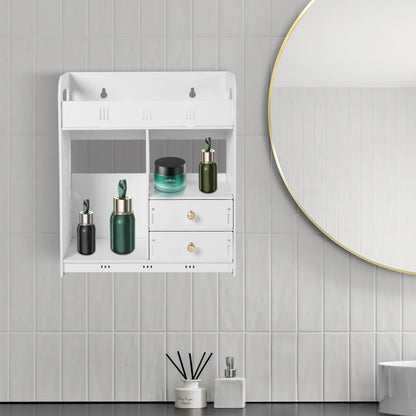 Bathroom Wall Mounted Cabinet with 2 Drawers