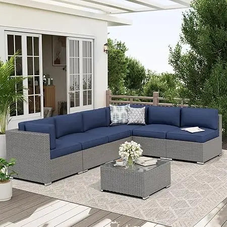 7-Piece Outdoor Patio Furniture Sofa Set