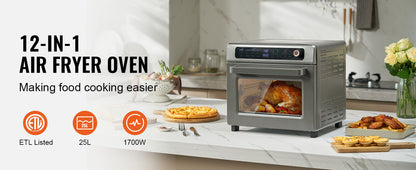 Air Fryer Toaster Oven 25L Convection Oven