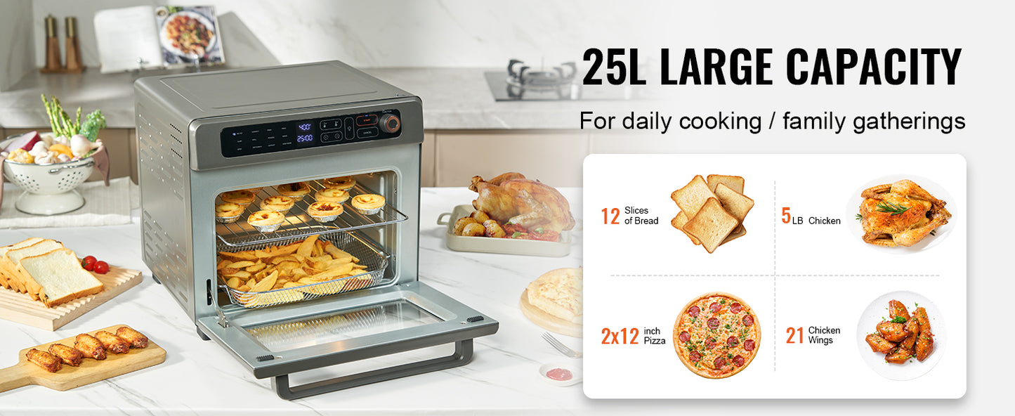 Air Fryer Toaster Oven 25L Convection Oven