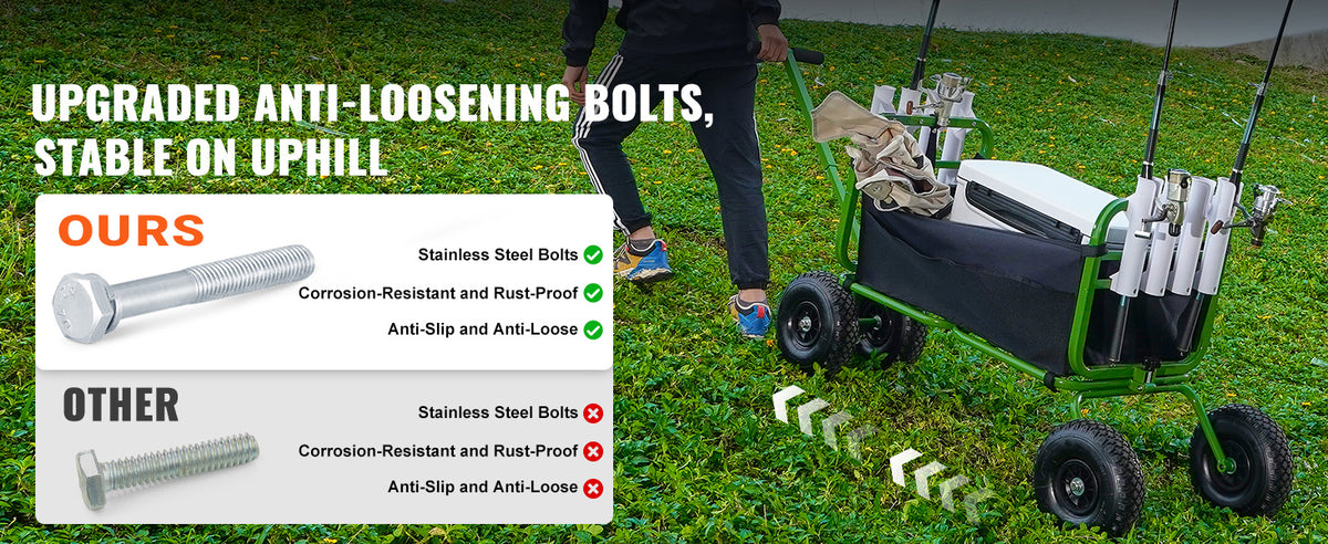 300lbs Beach Foldable Cart